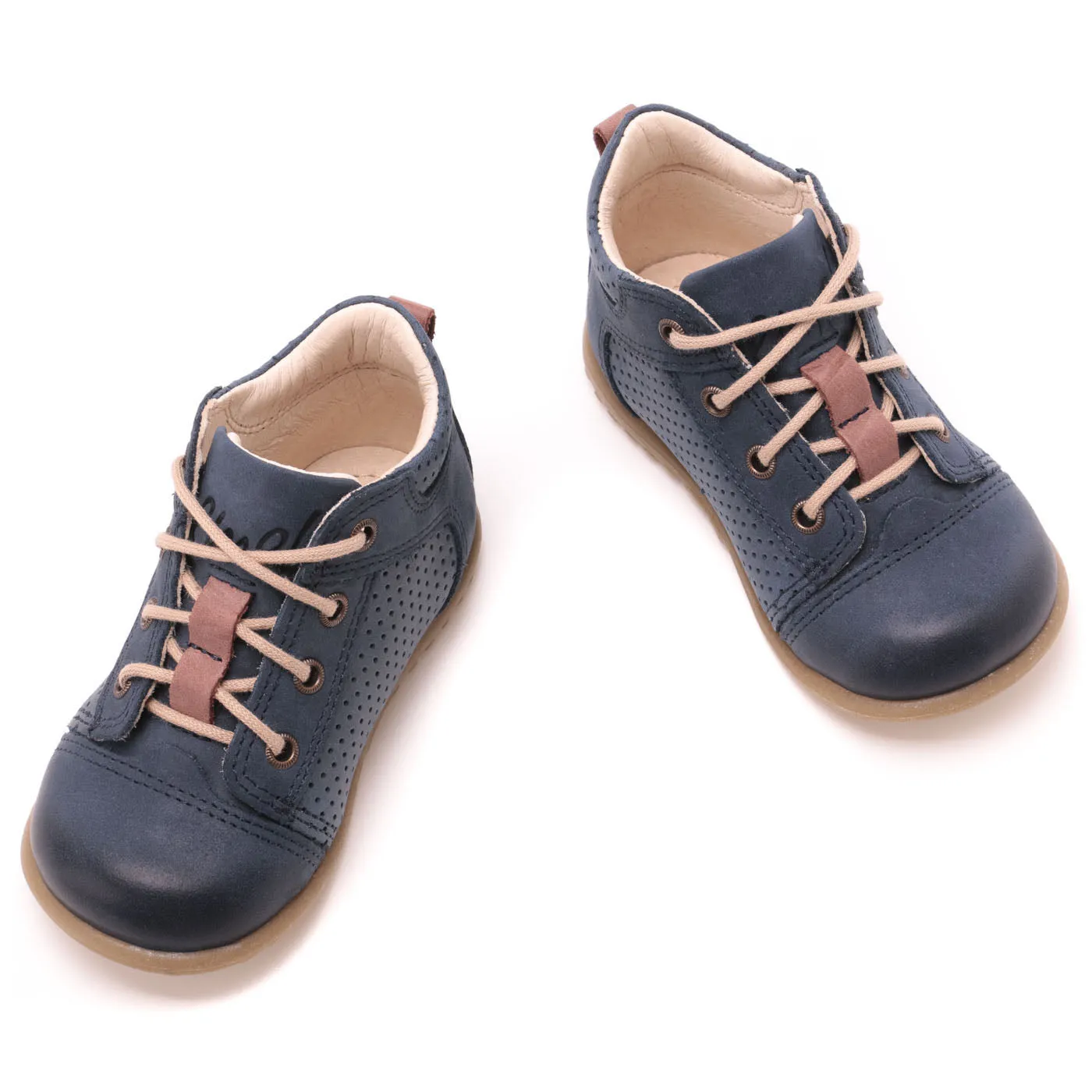 (2429-9) Emel first lace up shoes navy