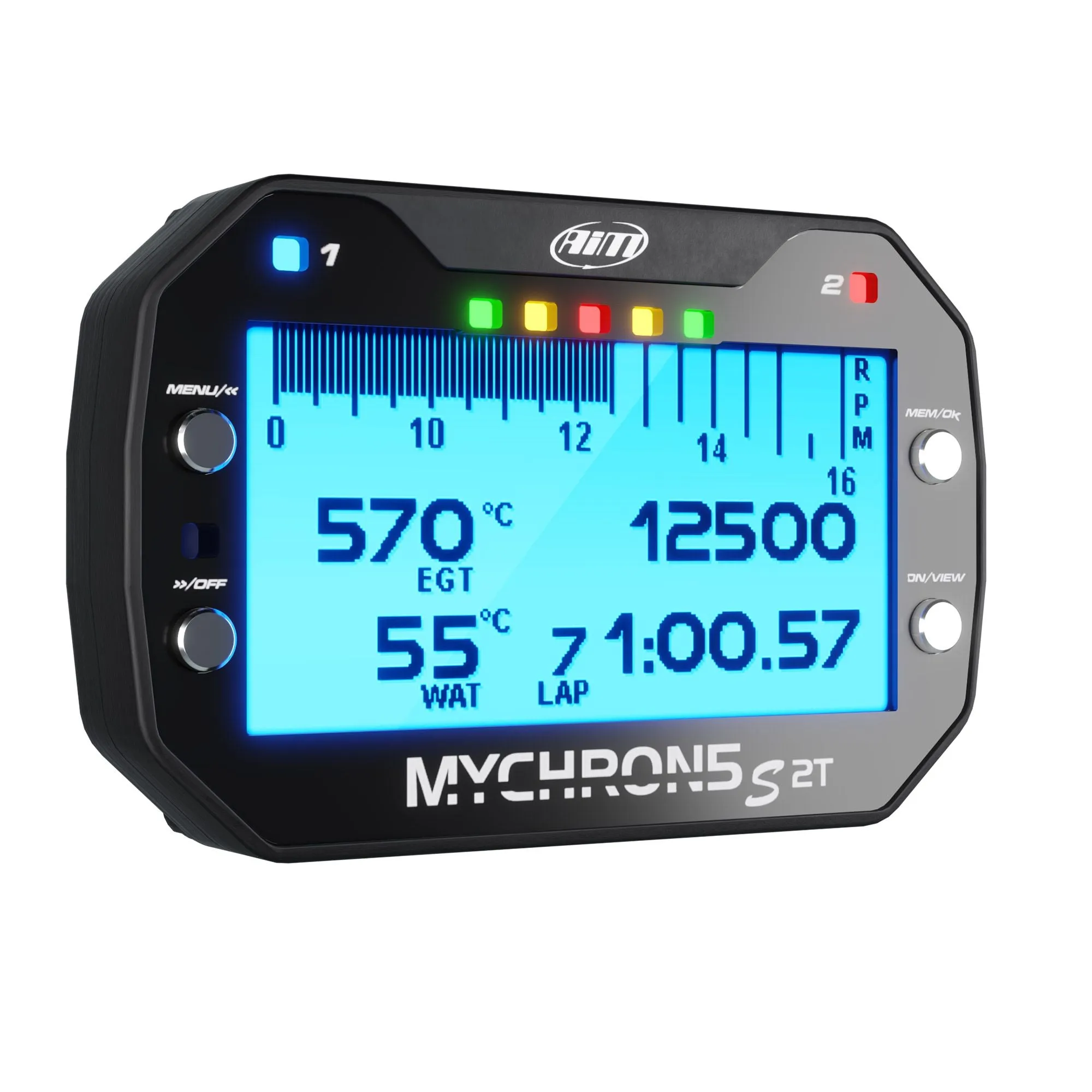 AIM MyChron5 S 2T Dash Logger / Kart Lap Timer With GPS