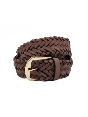 Ashford Woven Belt in Tan