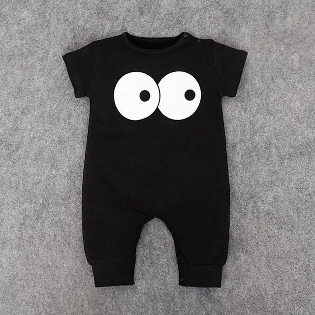 Baby Boy Clothes Summer Sleeveless Cool Baby Boy Romper Black Grey