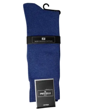 Bruno Piattelli Mercerized Socks - Blue Heather