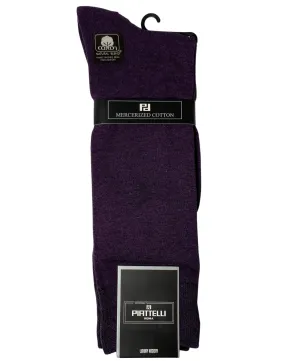 Bruno Piattelli Mercerized Socks - Plum Heather