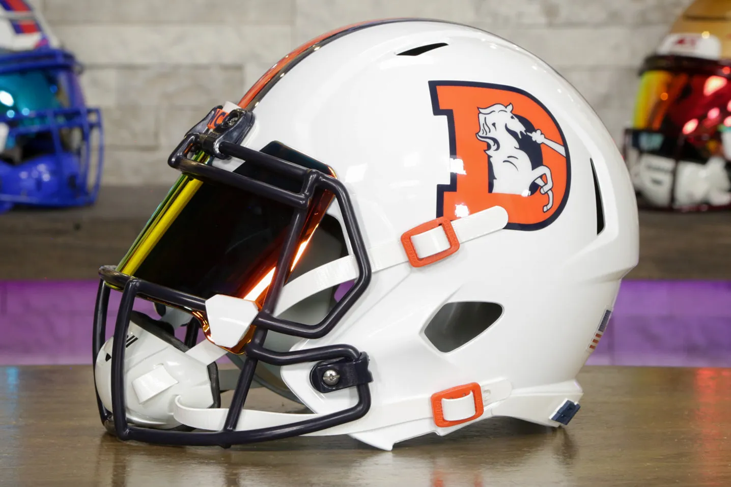 Denver Broncos Riddell Speed Replica Helmet - GG Edition