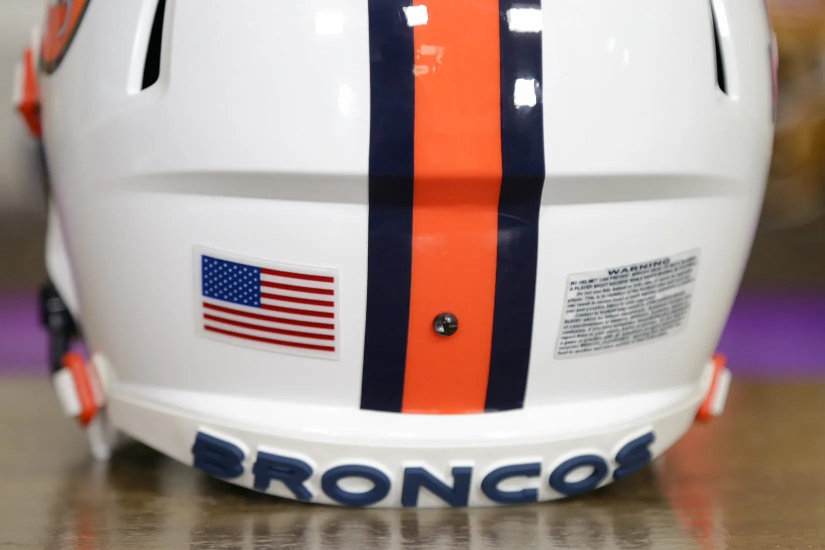 Denver Broncos Riddell Speed Replica Helmet - GG Edition