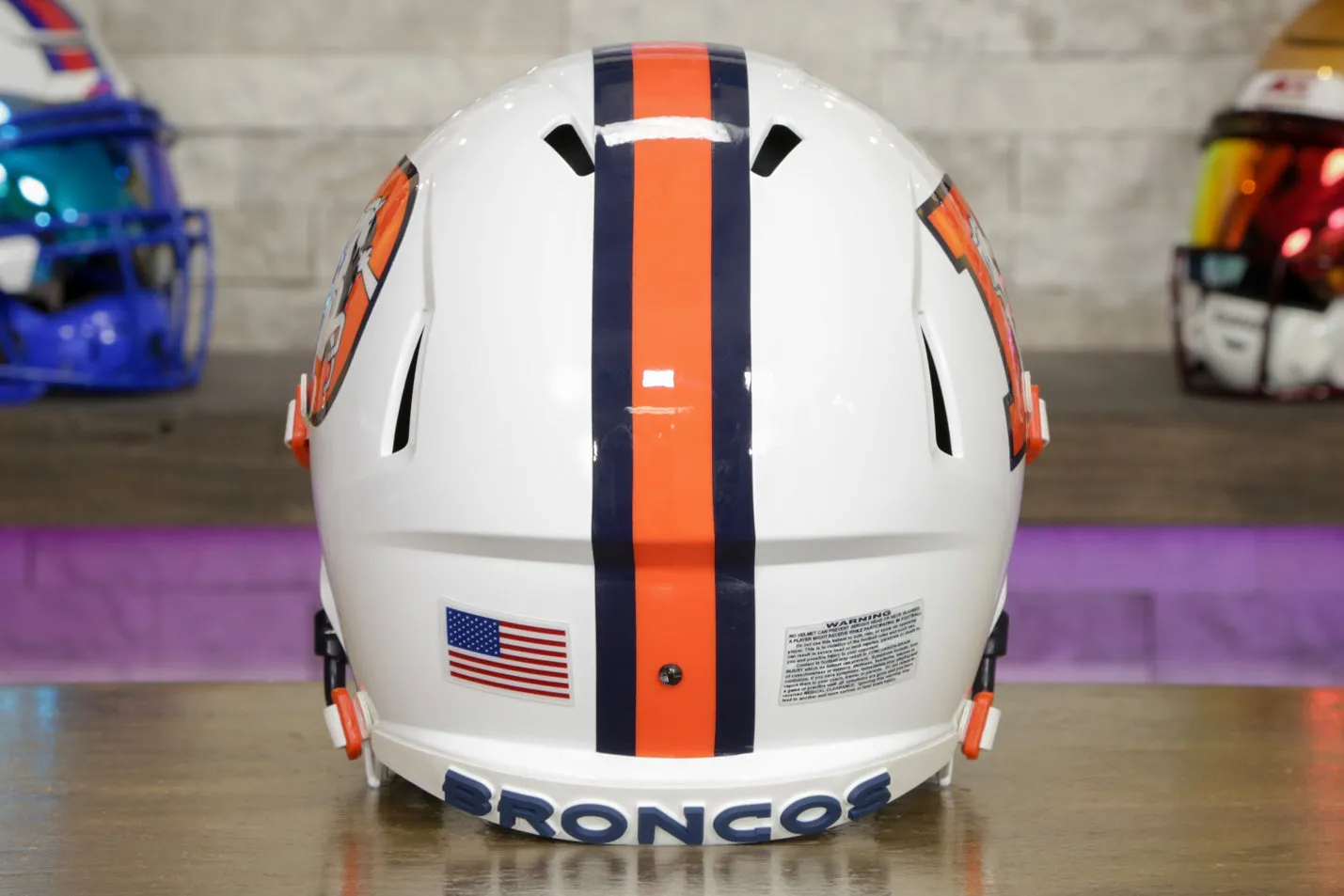 Denver Broncos Riddell Speed Replica Helmet - GG Edition