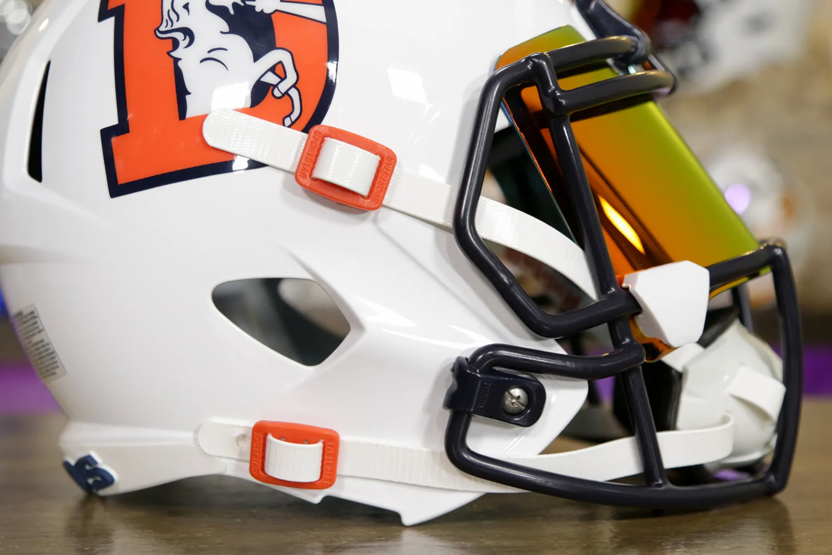 Denver Broncos Riddell Speed Replica Helmet - GG Edition