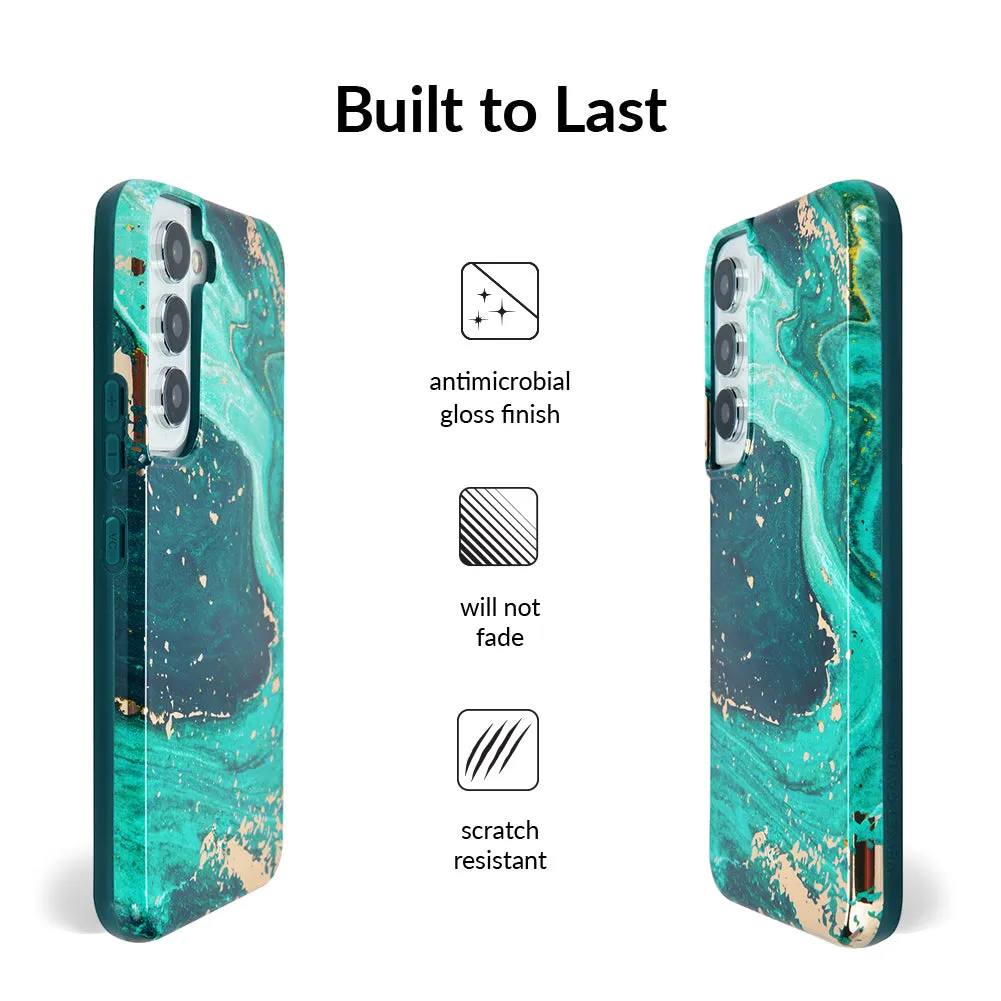 Emerald Marble Samsung Case