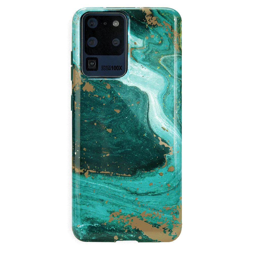 Emerald Marble Samsung Case