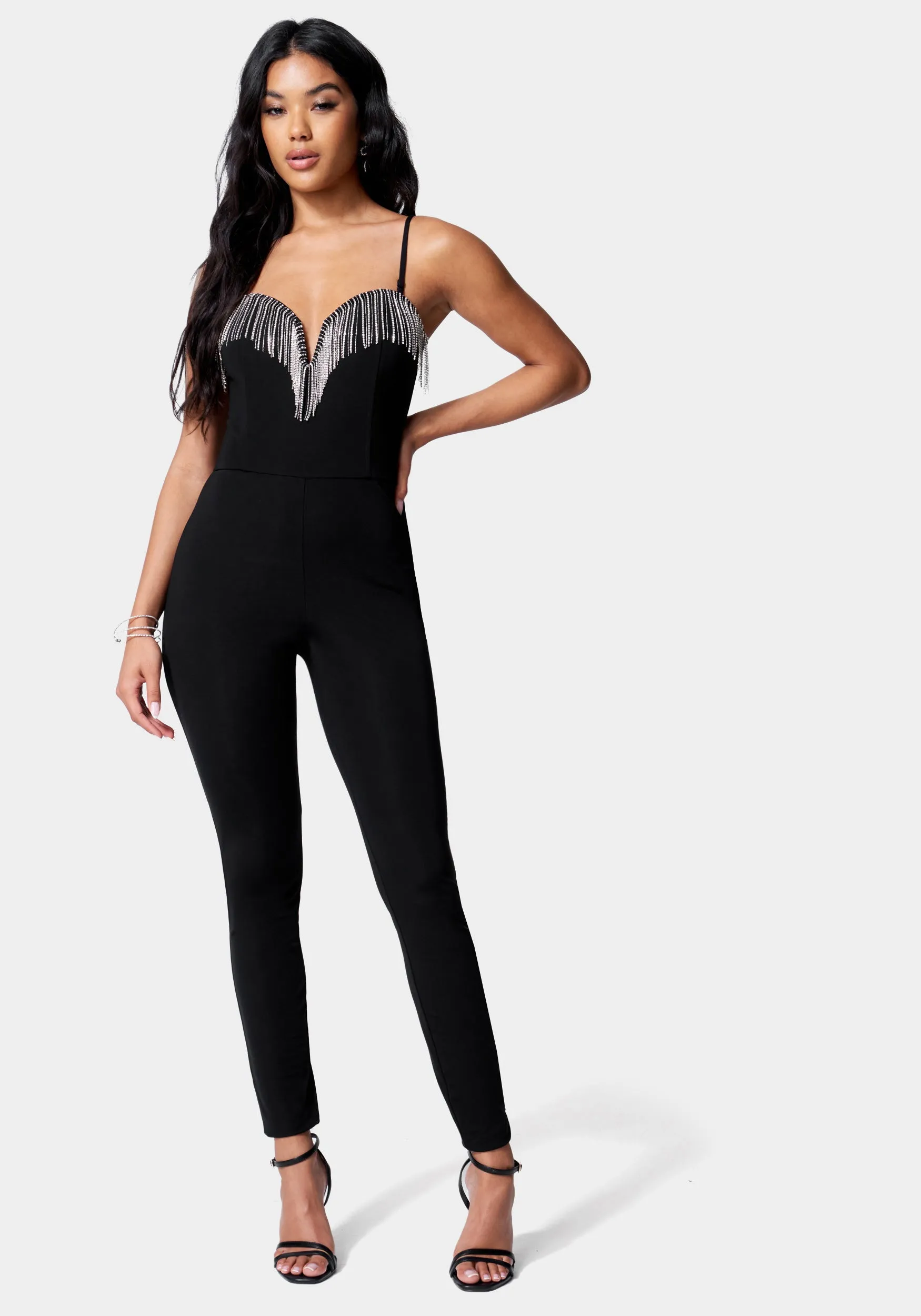 Festival Crystal Fringe Catsuit