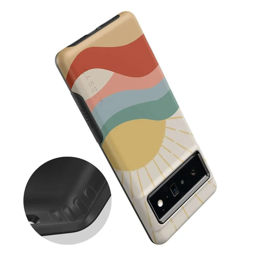 Here Comes the Sun | Colorblock Sunset Google Pixel Case