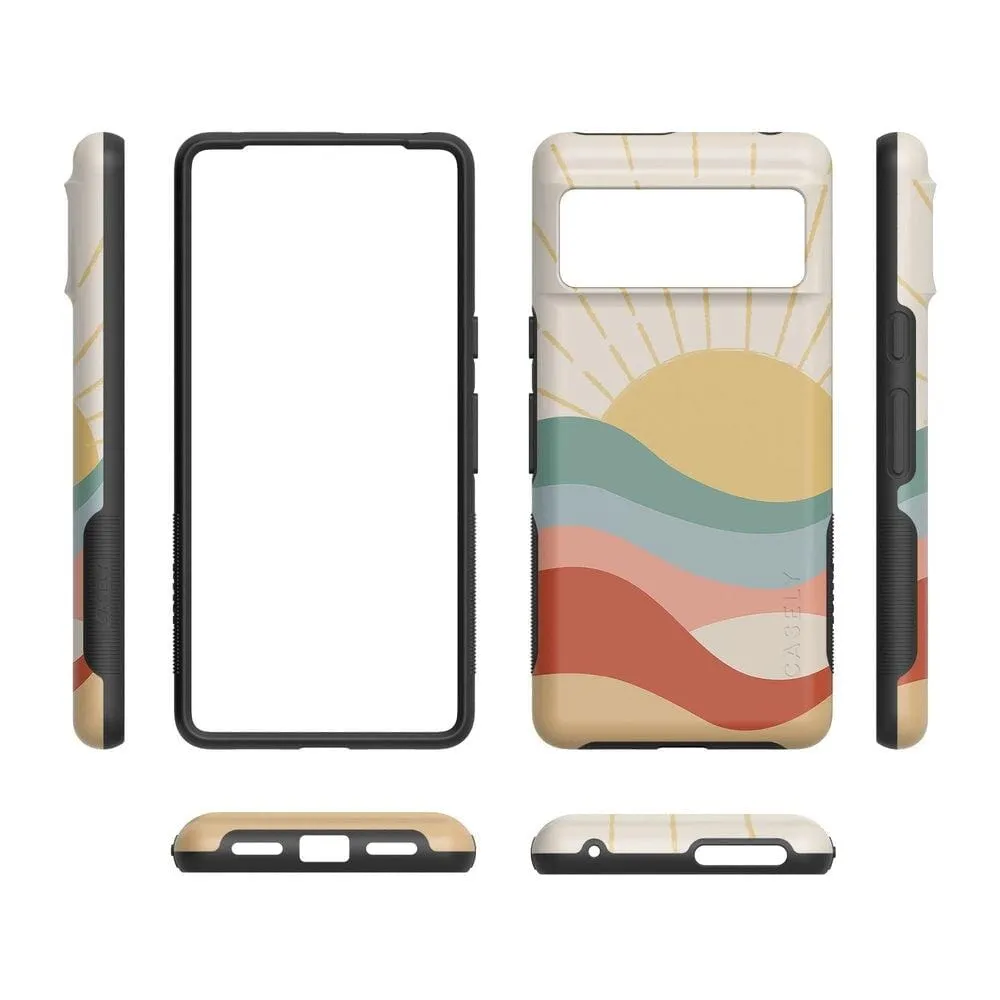 Here Comes the Sun | Colorblock Sunset Google Pixel Case