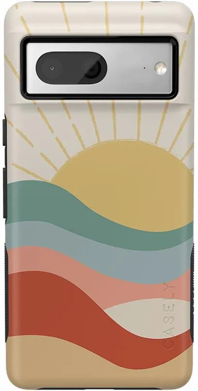 Here Comes the Sun | Colorblock Sunset Google Pixel Case