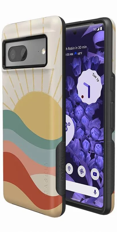 Here Comes the Sun | Colorblock Sunset Google Pixel Case