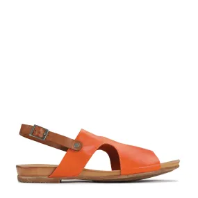 Larnette Leather Sling Back Sandals