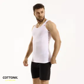 Men's tank top Stretch-white