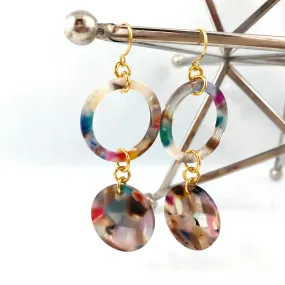 "At the Fair" (Rainbow) Earrings