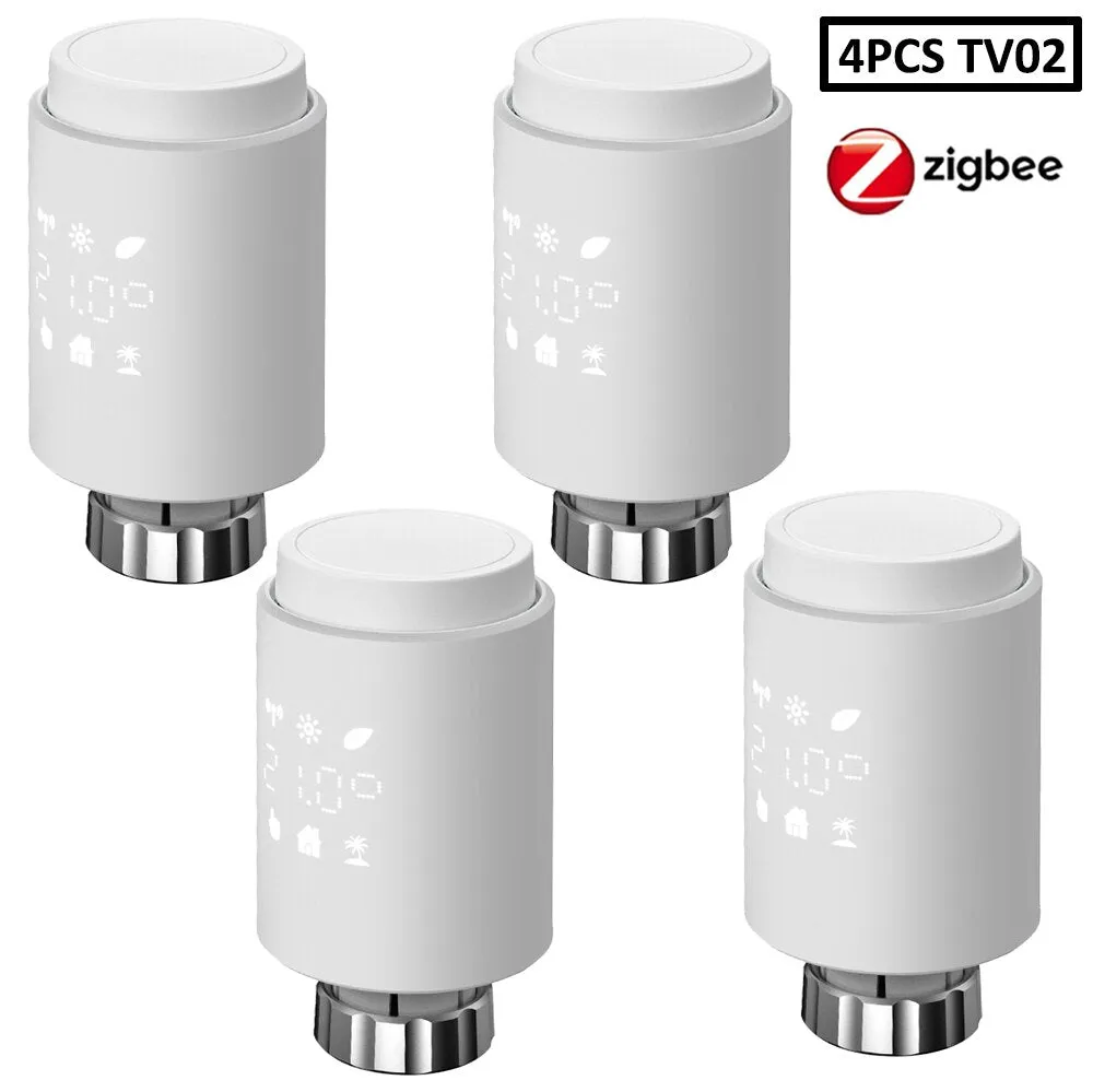 ZigBee3.0 Smart WIFI Thermostatic Radiator Valve Actuator TRV Programmable Temperature Controller Alexa Tuya Google Assistant